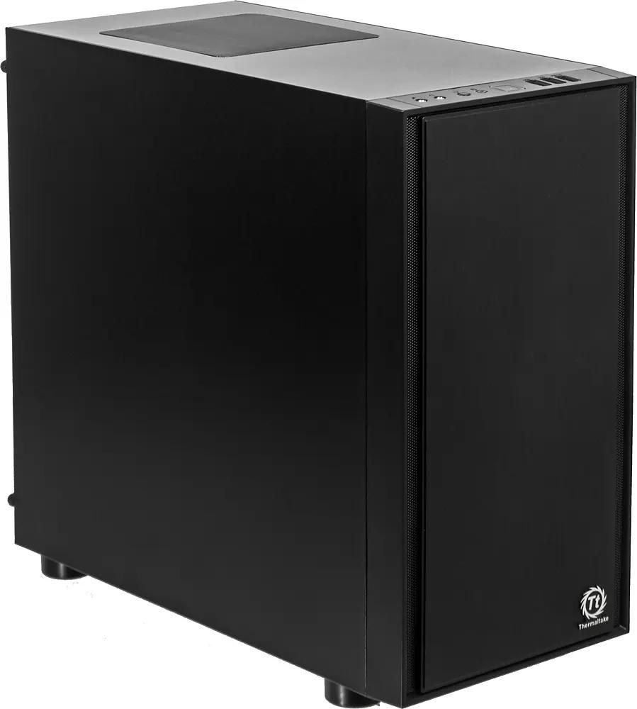 Корпус mATX Thermaltake Versa H17, Micro-Tower, без БП,  черный [ca-1j1-00s1nn-00]